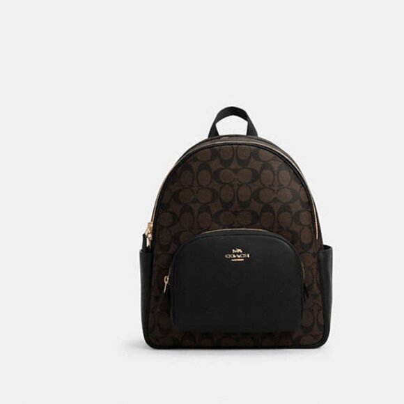 Court Backpack In Signature Canvas - Picture 1 of 10